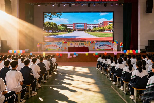 學(xué)校舞臺(tái)LED屏尺寸一般做多大合適？